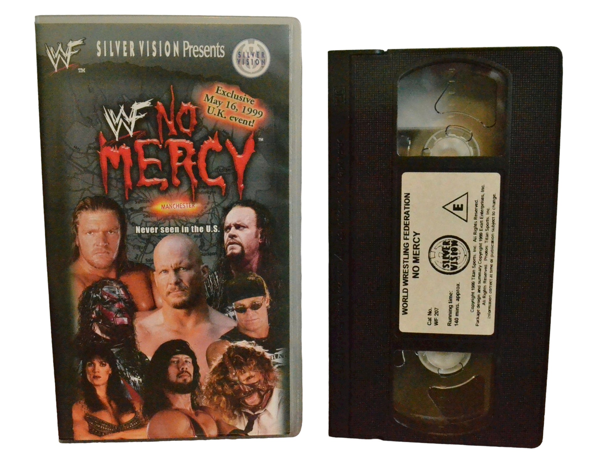 WWF: No Mercy (Manchester) - Steve Austin - World Wrestling Federation Home Video - Wrestling - PAL - VHS-