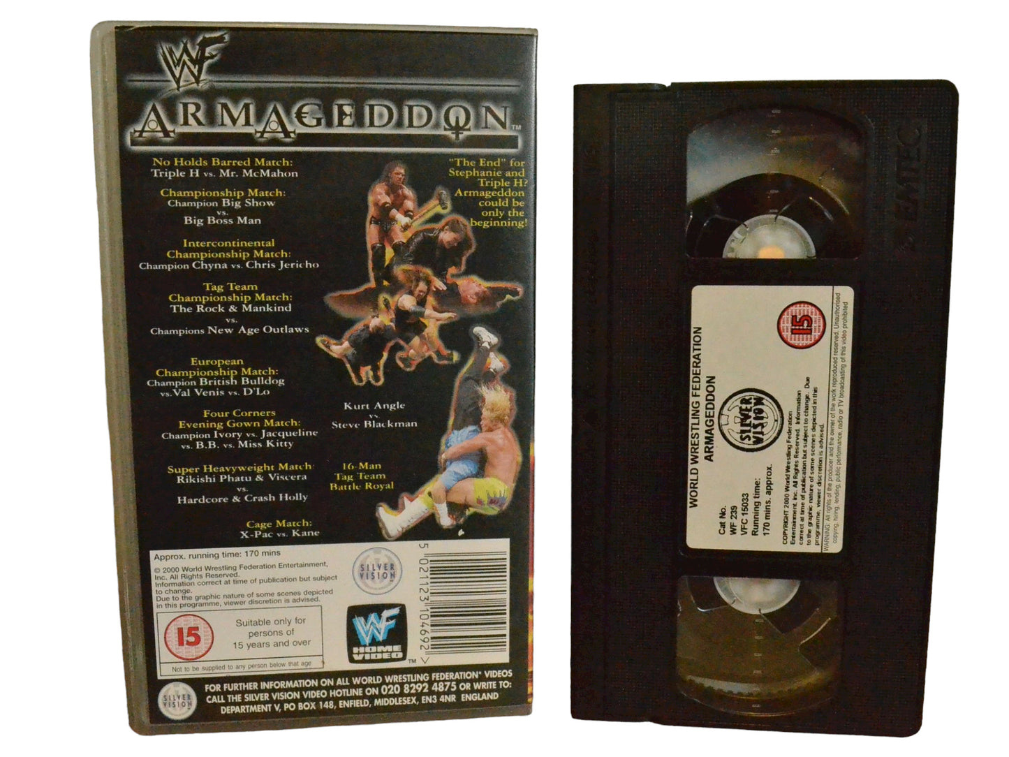 WWF: Armageddon (Exclusive Footage) - Paul Levesque - World Wrestling Federation Home Video - Wrestling - PAL - VHS-