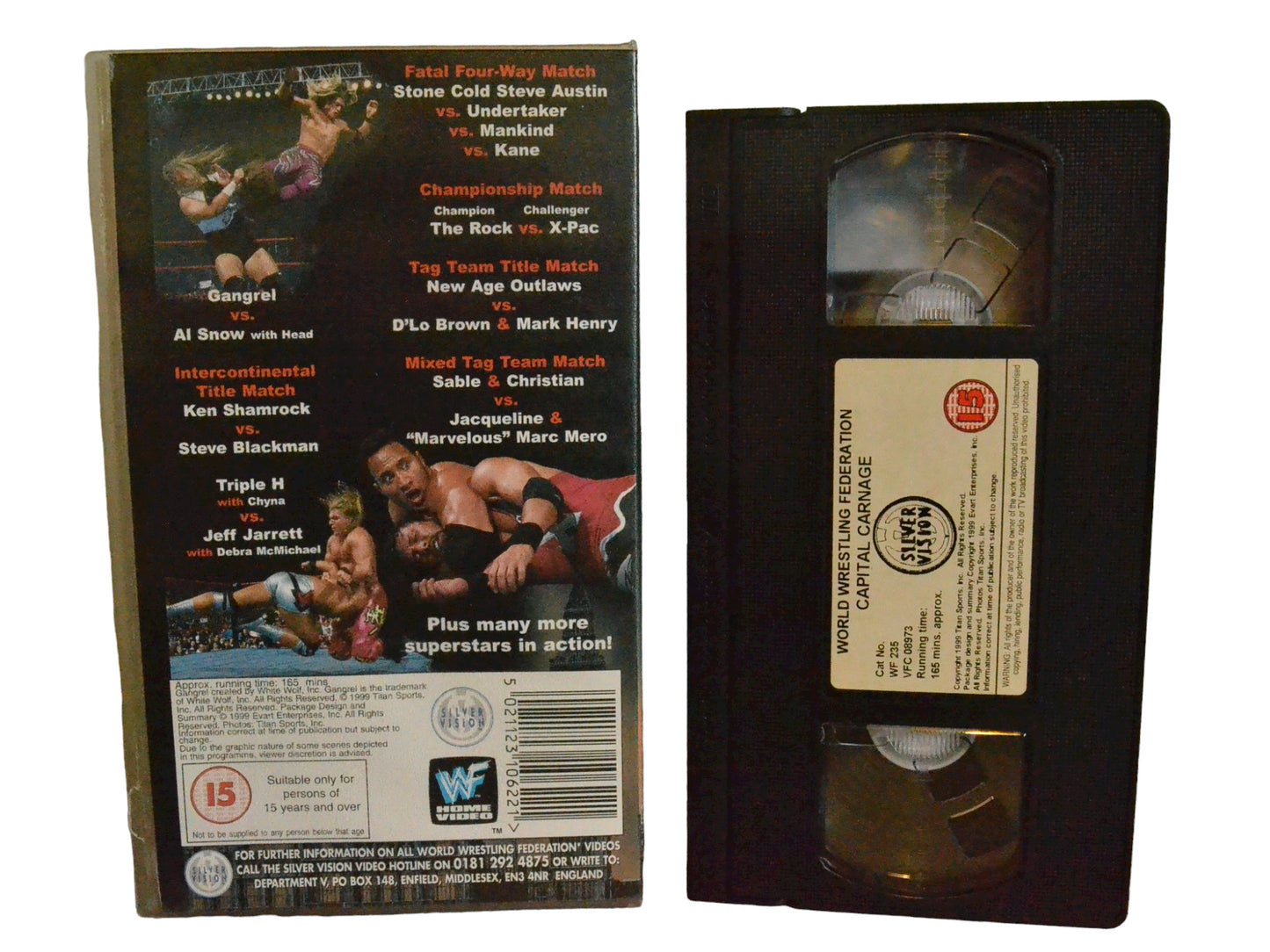 WWF: Capital Carnage - Steve Austin - World Wrestling Federation Home Video - Wrestling - PAL - VHS-