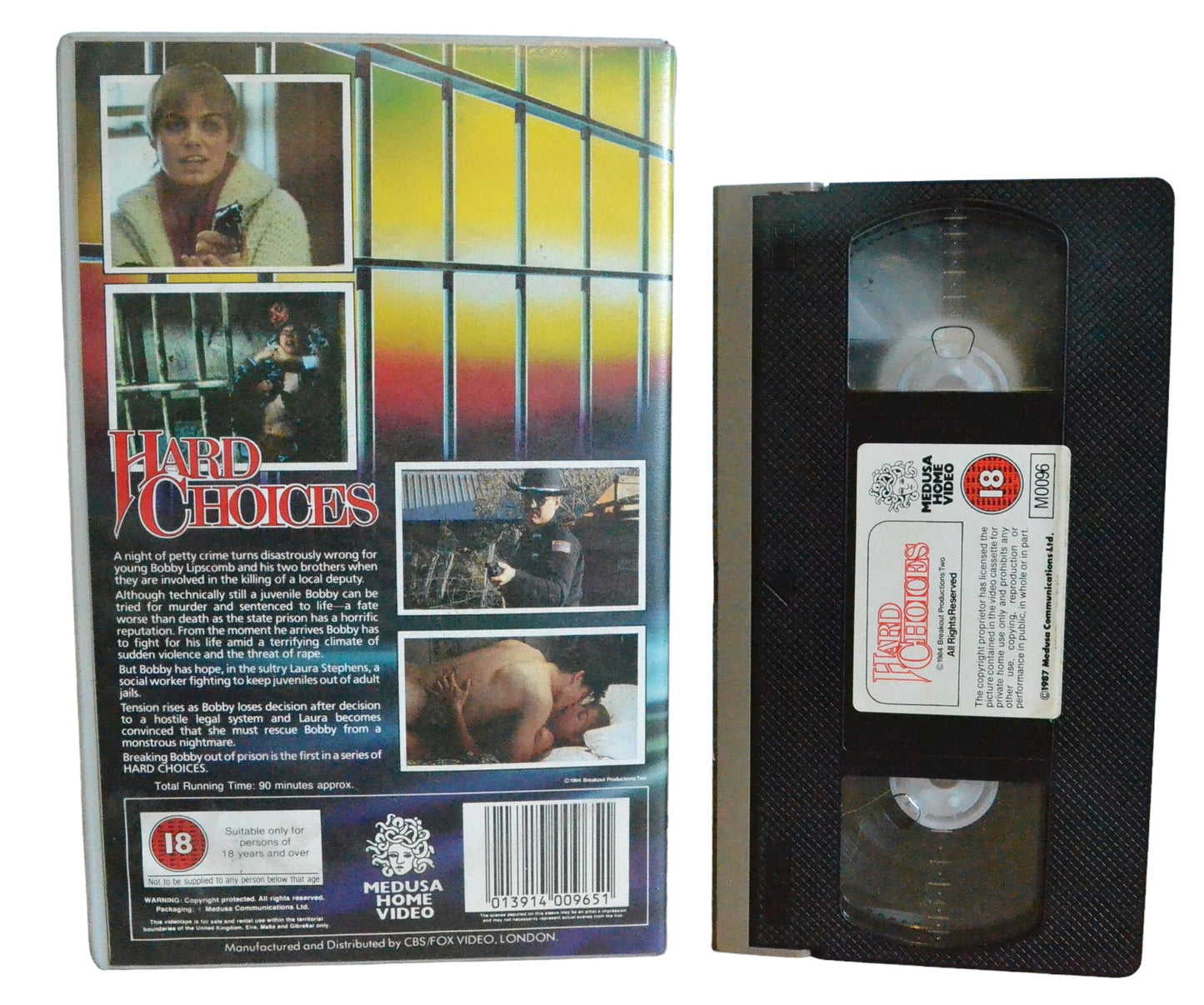 Hard Choices (The Killing. The Arrest. The Breakout...) - Margaret Klenck - Medusa Home Video - Large Box - PAL - VHS-