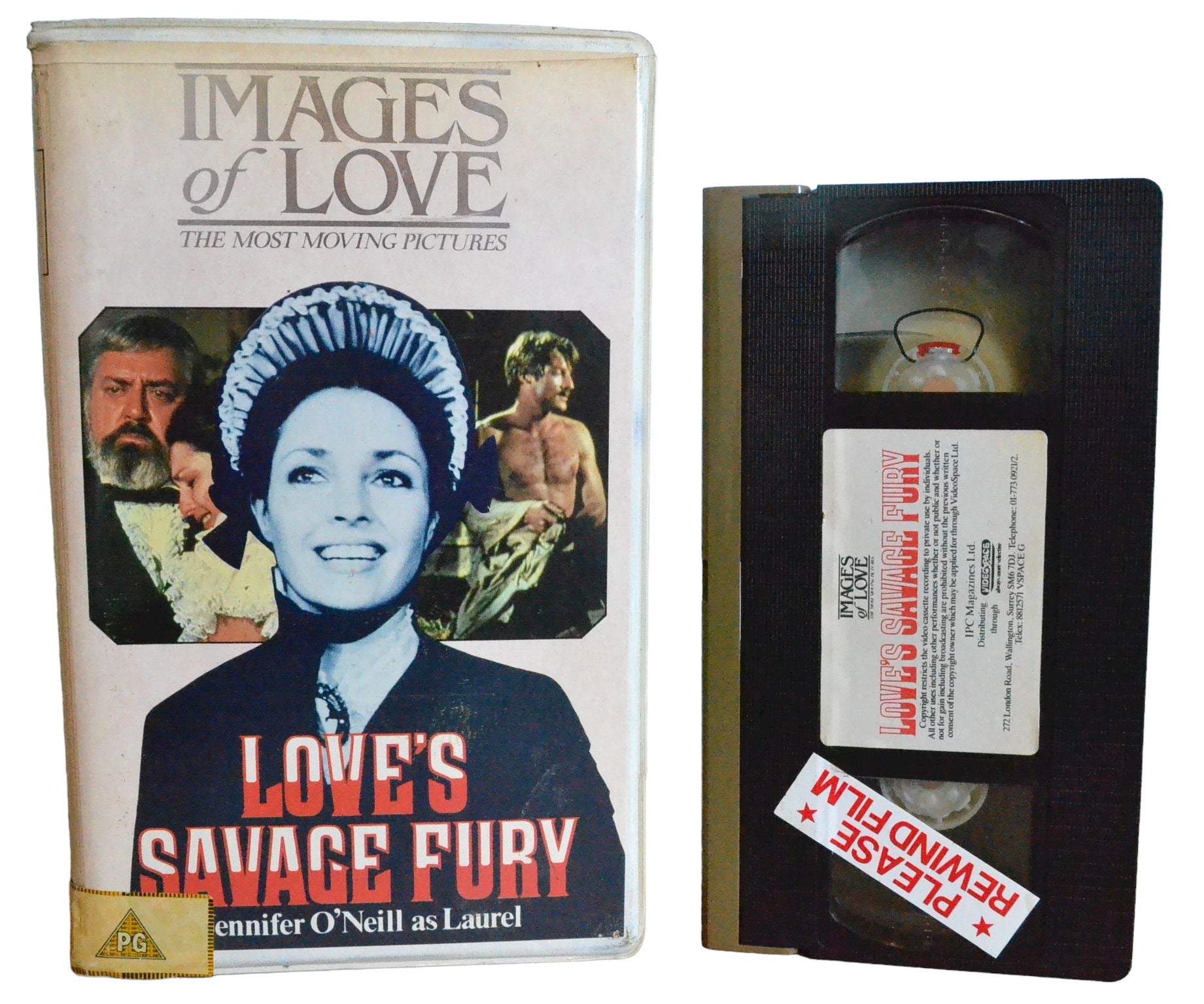 Love's Savage Fury - Jennifer O'Neill - Video Space Ltd. - Large Box - PAL - VHS-