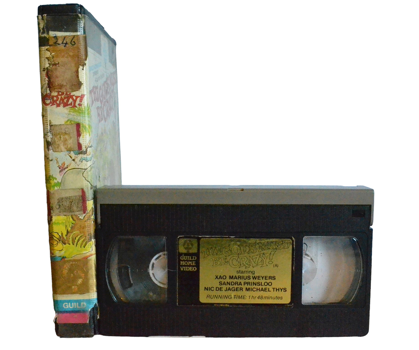 The Gods Must Be Crazy - Sandra Prinsloo - Guild Home VIdeo - Large Box - PAL - VHS-
