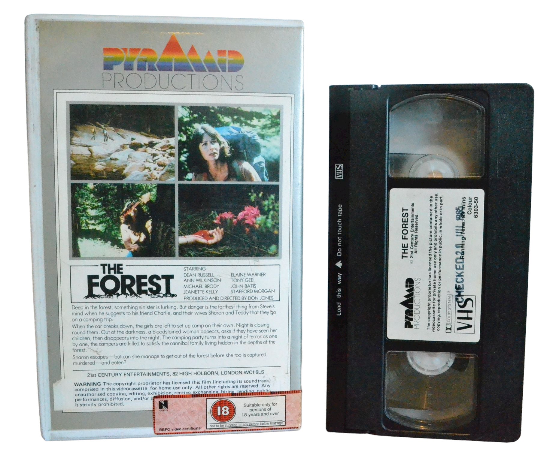 The Forest (If You Go Down To The Woods Today____) - Dean Russell - Pyramid Productions - Large Box - PAL - VHS-