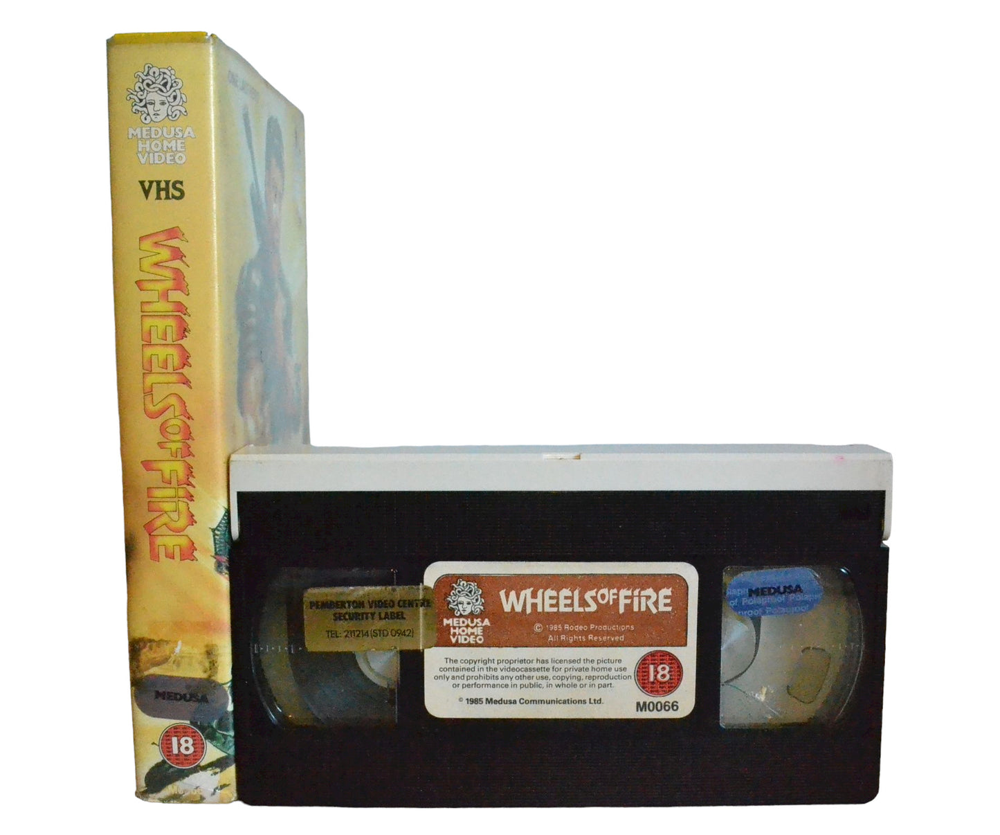 Wheels Of Fire ( One Last Hero..) - Gary Watkins - Medusa Home Video - Large Box - PAL - VHS-