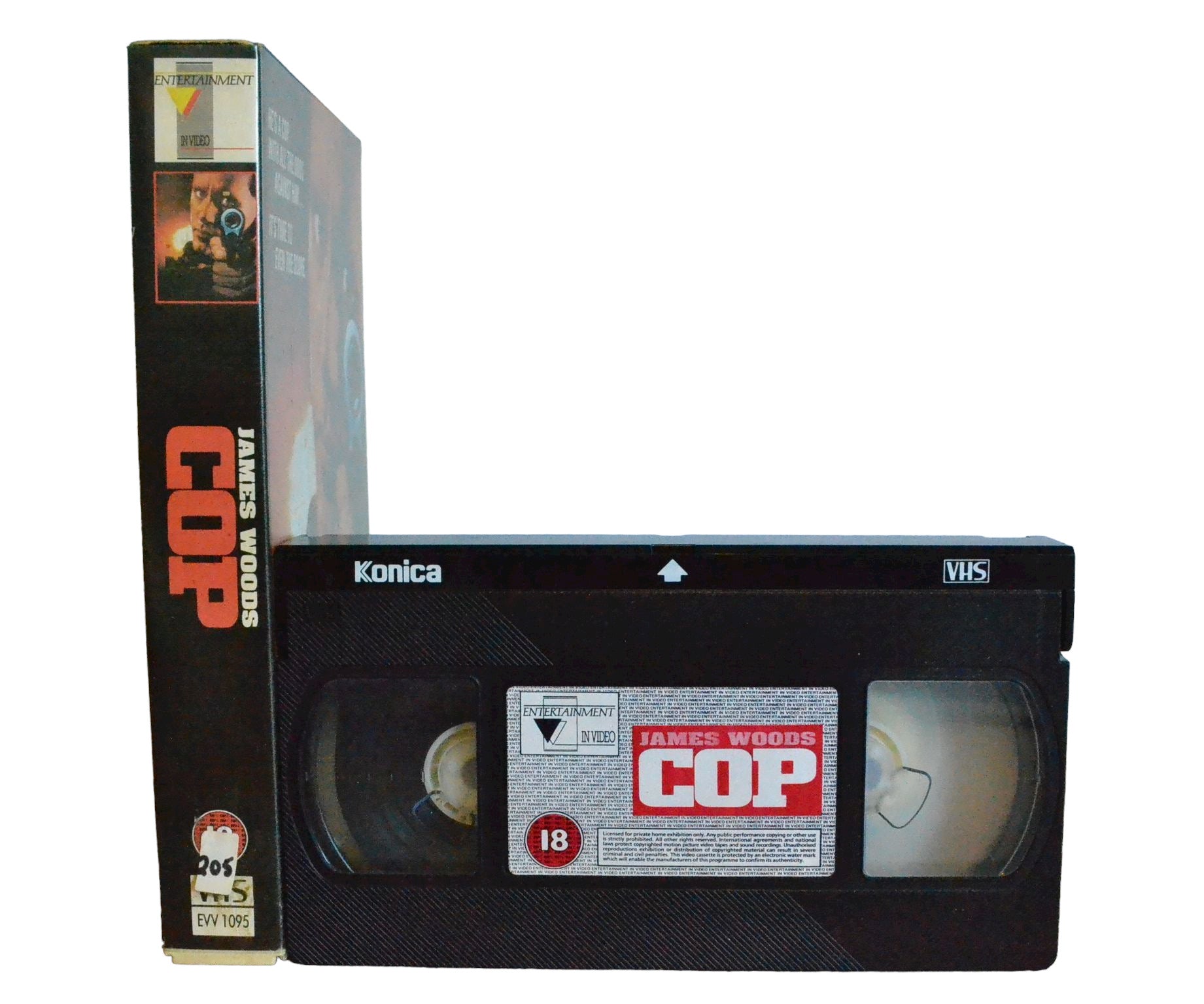 Cop : James Woods - James Woods - Entertaiment In Video - Drama - Large Box - Pal VHS-