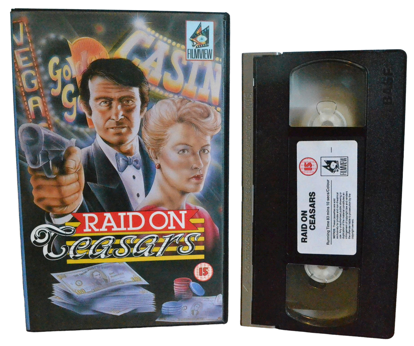 Raid On Ceasars - Stella Stevens - Film View - Drama - Large Box - Pal VHS-