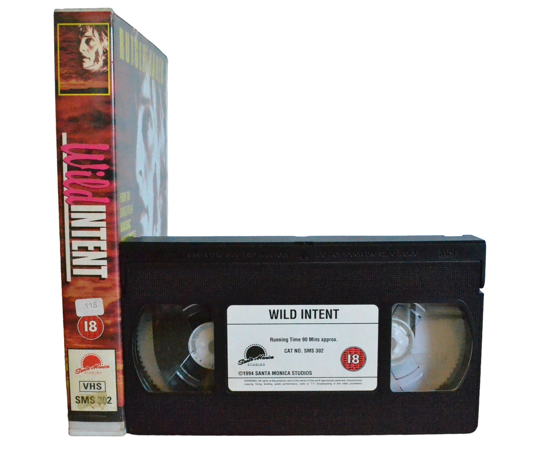 Wild Intent - Rutger Hauer - Santa Monica Studios - Drama - Large Box - Pal VHS-