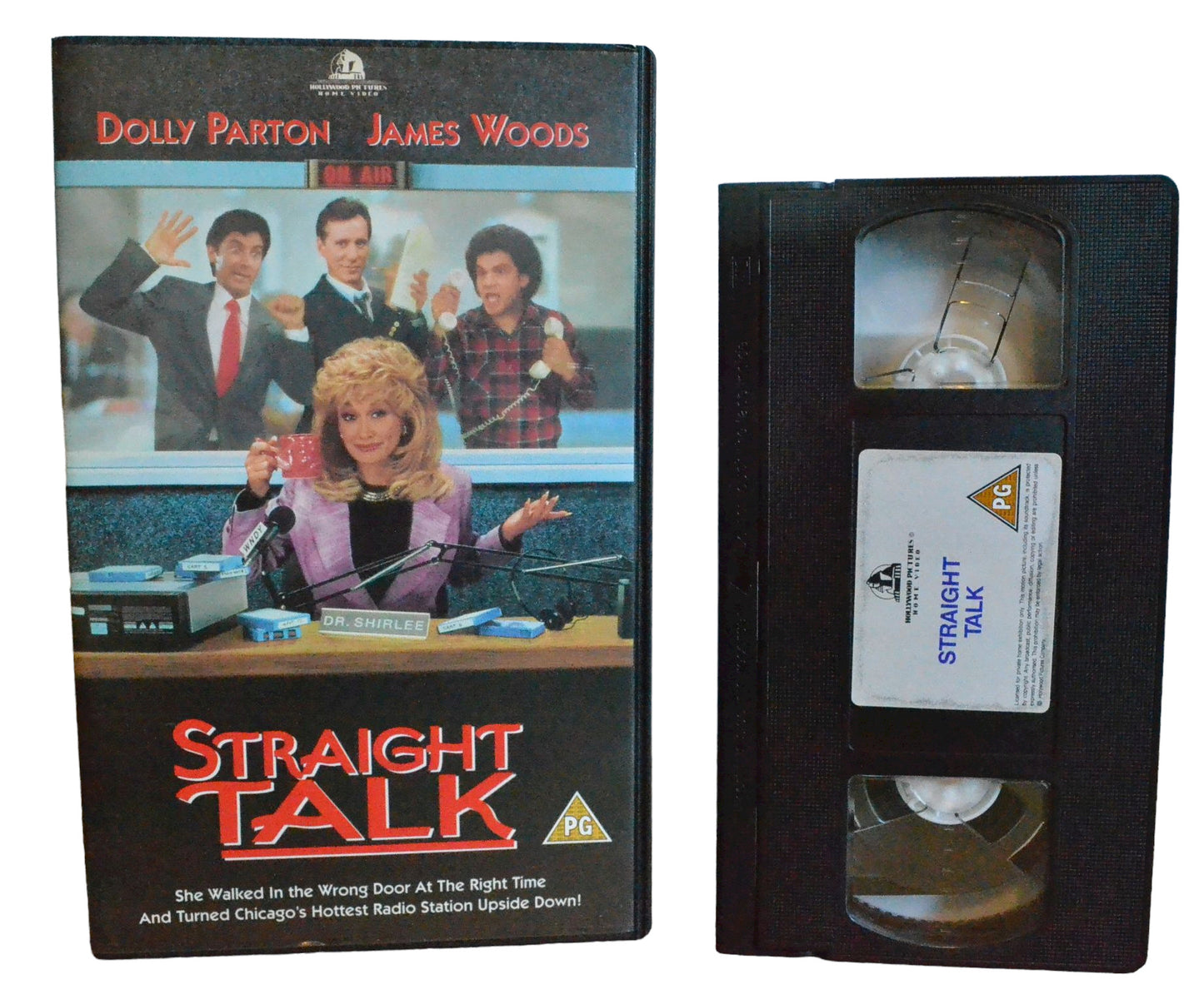 Straight Talk ("Dreams Do Come True... Sometimes") - Dolly Parton - Hollywood Pictures Home Video - Drama - Large Box - Pal VHS-