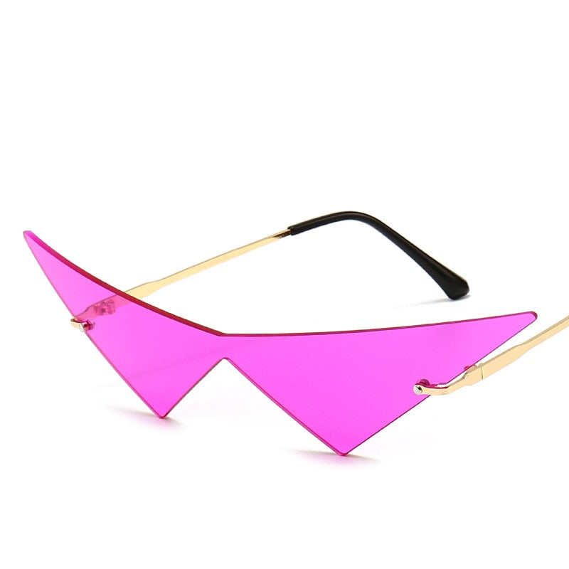 Anime Tengen Toppa Gurren-Lagann Kamina Glasses Gothic Punk Cosplay Costume Sunglasses Accessories Props-Purple-