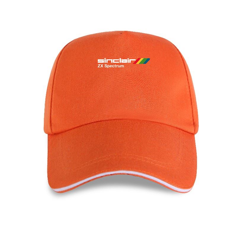 Zx Spectrum - Adult - Baseball Cap - Adjustable Strap - Summer Wear - Sun Protection - Unisex-P-Orange-