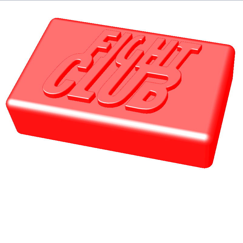 Fight Club - Silicone Mold Soap Handmade Movie Home Decoration - Gift For Film Lover-