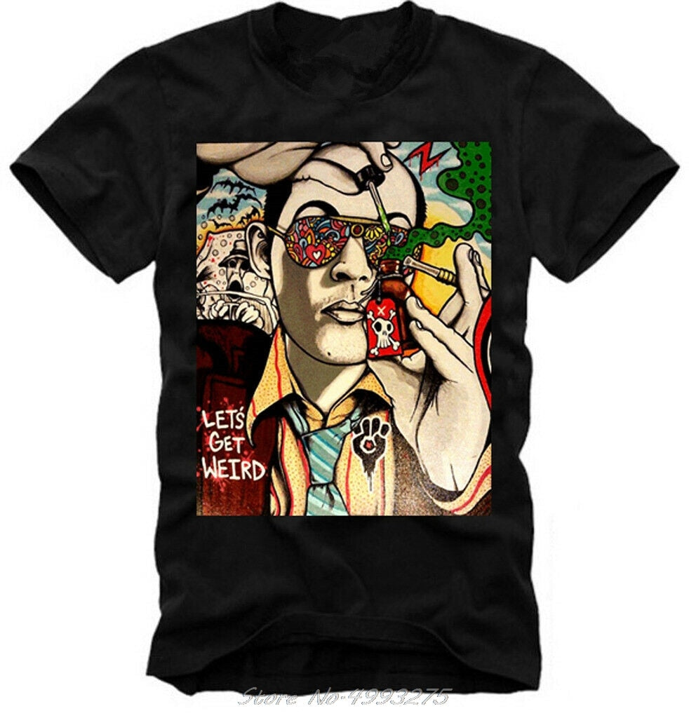 Fear And Loathing In Las Vegas - LSD DMT XTC - Classic Road Movie T-Shirt-Black-XS-