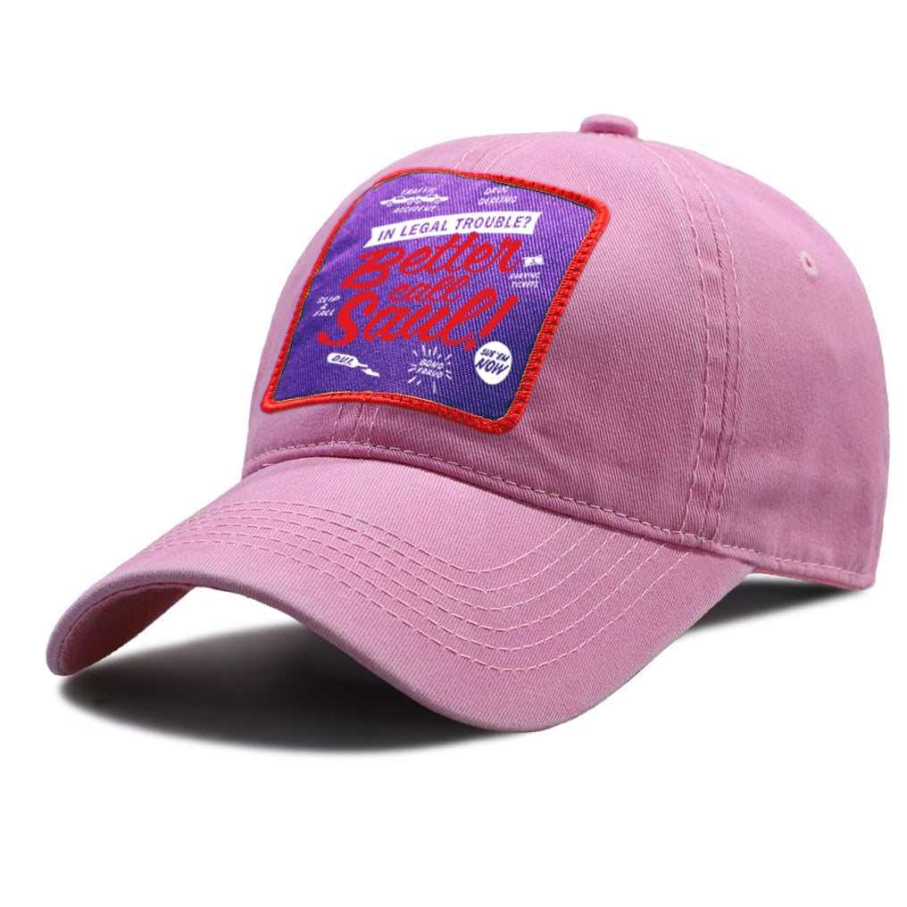 Better Call Saul - Adult - Baseball Cap - Adjustable Strap - Summer Wear - Sun Protection - Unisex-pink 6-China-Adjustable