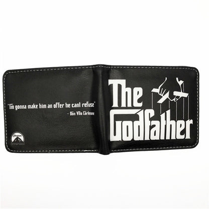The Godfather Men Wallet - NEW Movie Short Wallets - Dollar Price with Card Holder - Perfect Gift for Fans of THE GODFATHER-Godfather 01-