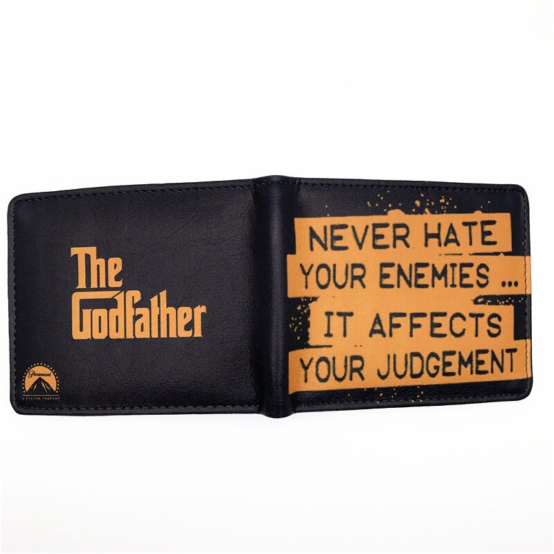 The Godfather Men Wallet - NEW Movie Short Wallets - Dollar Price with Card Holder - Perfect Gift for Fans of THE GODFATHER-Godfather 04-