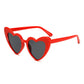 Heart Shaped Lolita Sunglasses - Movie Replica - Celebrity Eyewear - Love Heart Throwback - Vintage Gradient Sun Glasses-Movie Red-