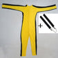 Unisex Adult / Kids - Bruce Lee Cosplay - Jeet Kune Do - Chinese Kung Fu - Jumpsuit Cosplay Costume & Nunchaku - Game of Death-Jumpsuit and nunchak-100-