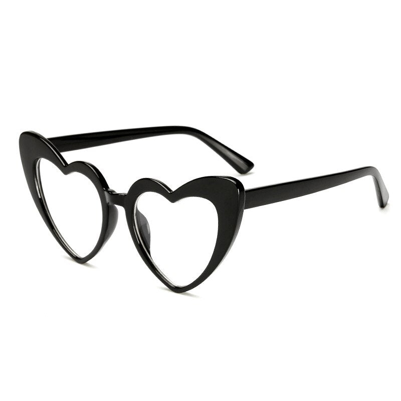 Heart Shaped Lolita Sunglasses - Movie Replica - Celebrity Eyewear - Love Heart Throwback - Vintage Gradient Sun Glasses-Classic-