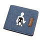Japan anime Death Note Wallet Student Wallet ID/Credit Card Holder Cartoon Purse Men Women canvas Short Money Bag-2-
