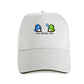 Bubble Bobble - Retro Console Game - Adult - Baseball Cap - Adjustable Strap - Summer Wear - Sun Protection - Unisex-P-Khaki-