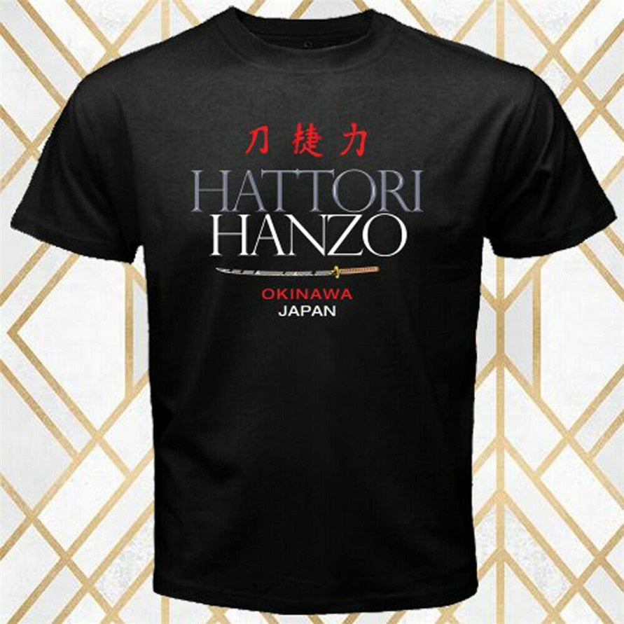 Hattori Hanzo Okinawa - Kill Bill Movie Poster T-Shirt - Film Fanwear Garment-XS-