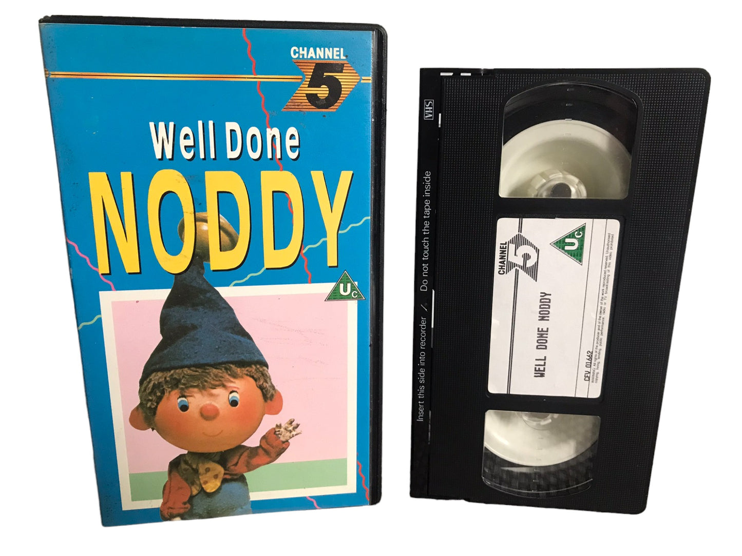 Well Done Noddy - Richard Briers - Universal - Childrens - Pal - VHS-