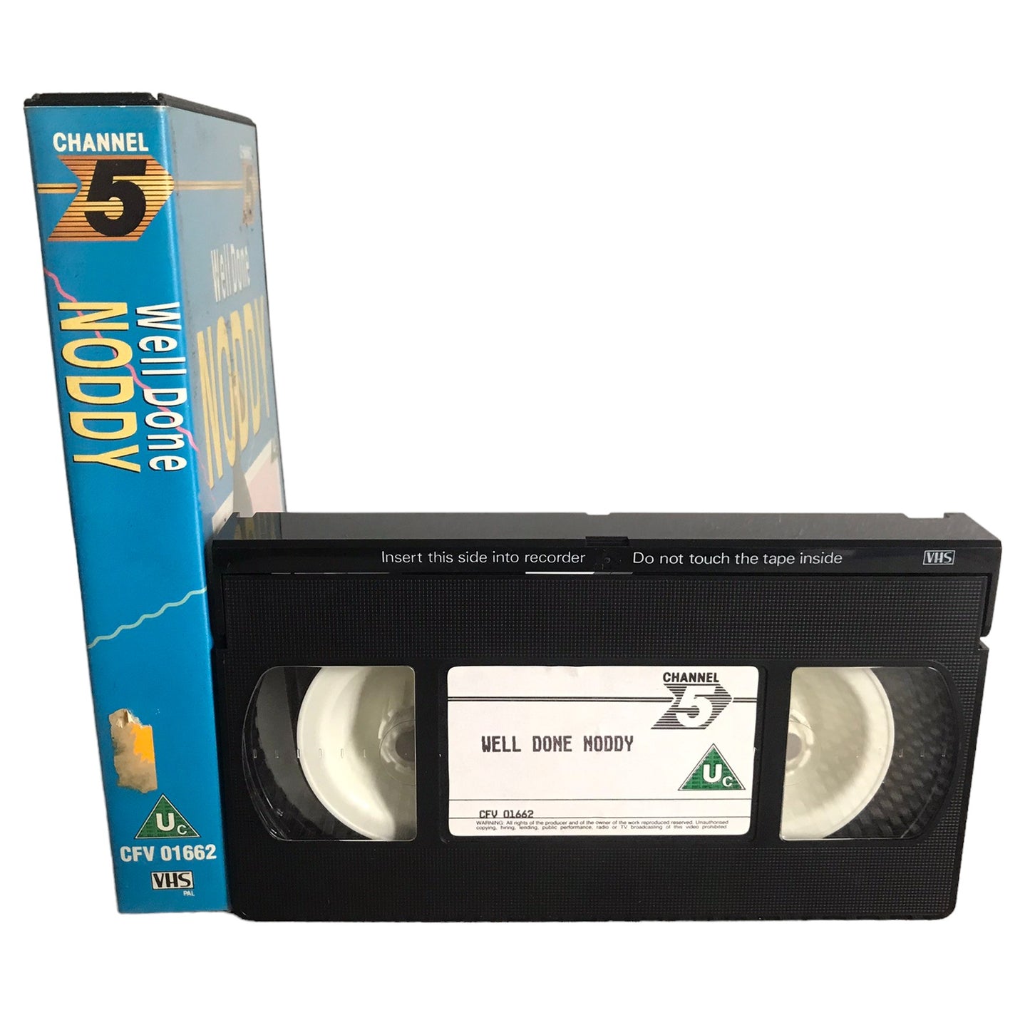 Well Done Noddy - Richard Briers - Universal - Childrens - Pal - VHS-