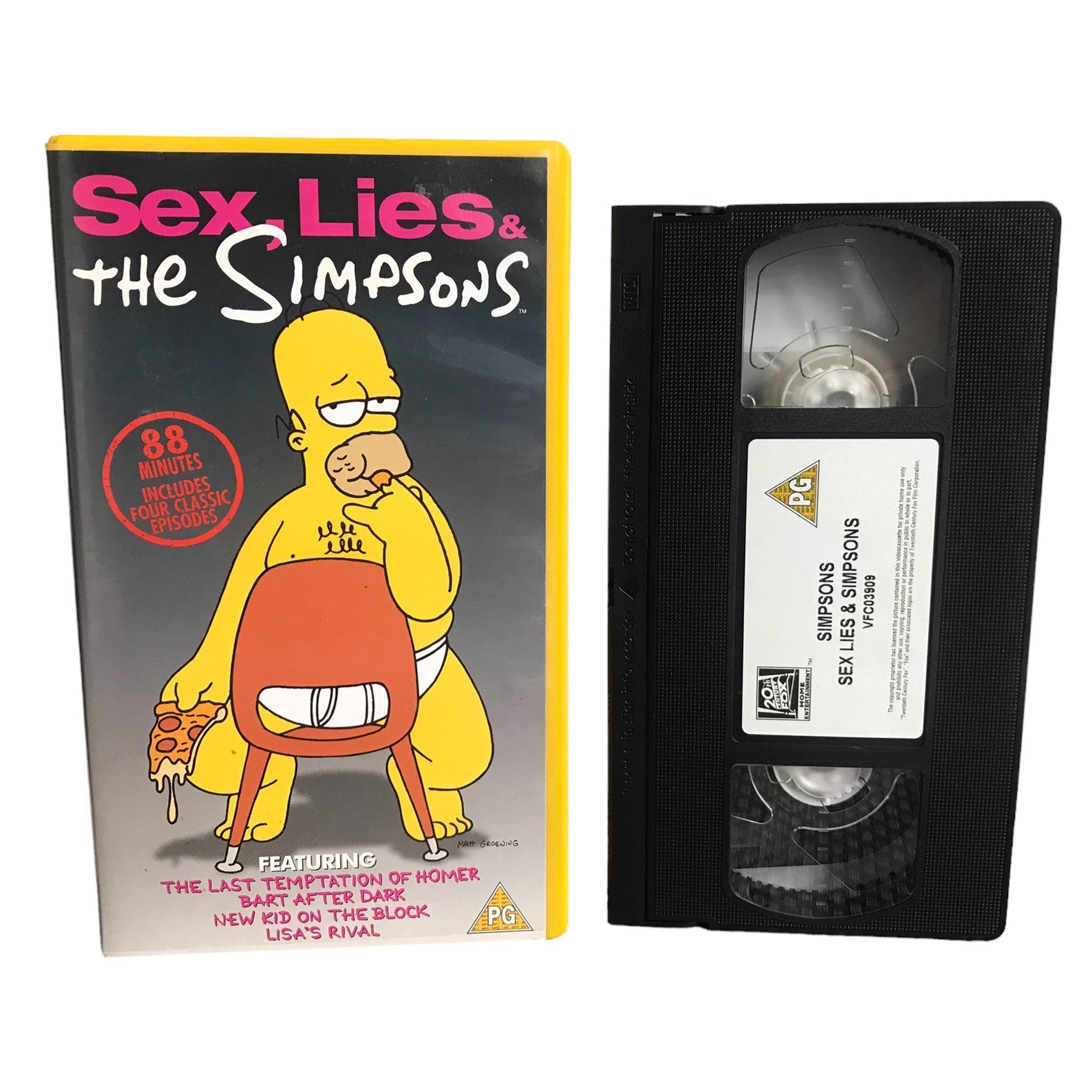 Sex, Lies & The Simpsons - Twentieth Century Fox - Childrens - Pal - VHS-