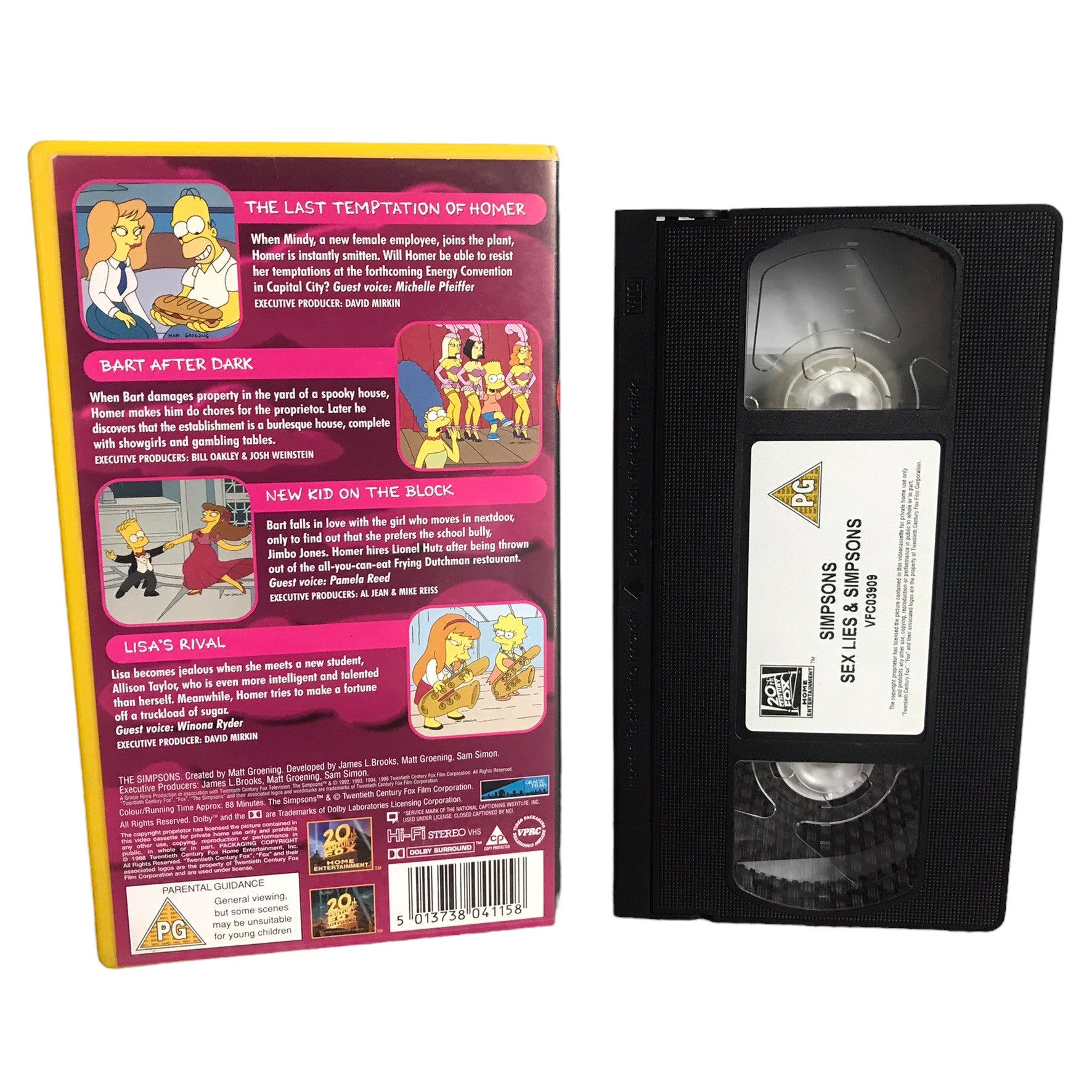 Sex, Lies & The Simpsons - Twentieth Century Fox - Childrens - Pal - VHS-