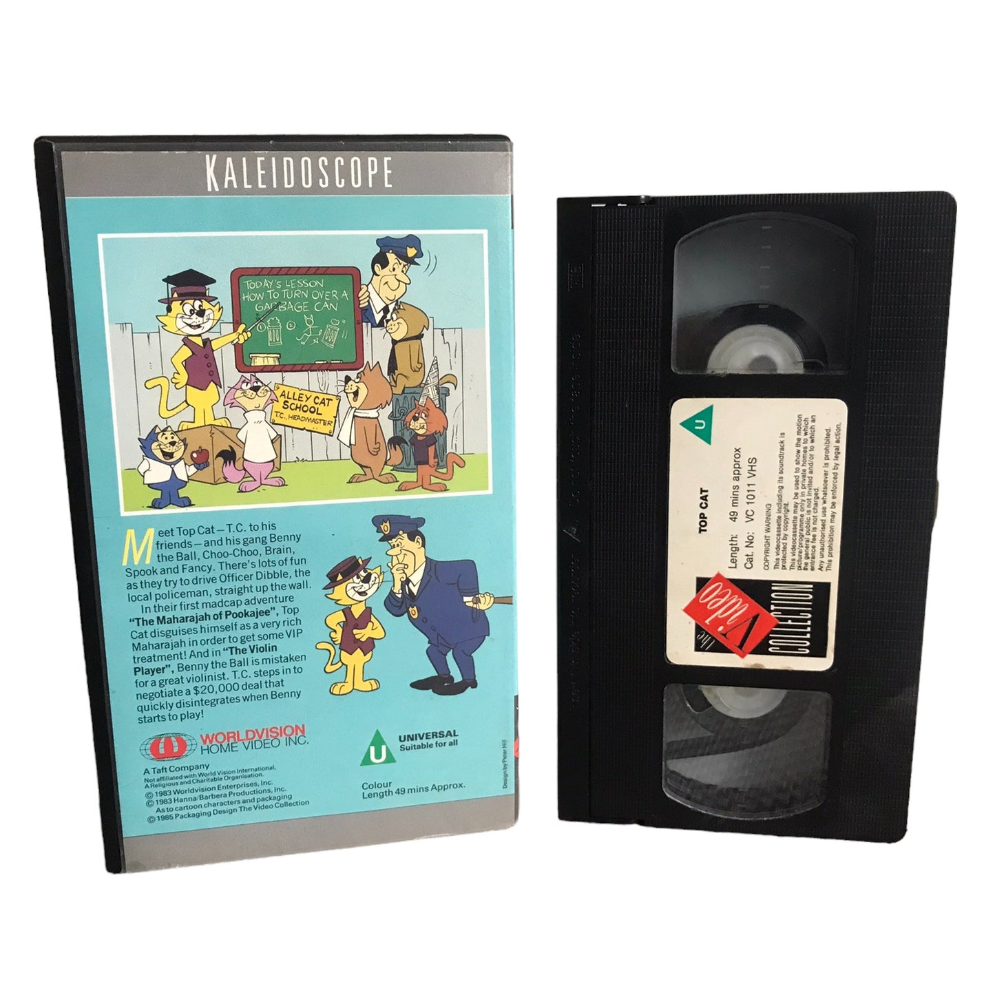 Top Cat - Arnold Stang - The Video Collection - Childrens - Pal - VHS-