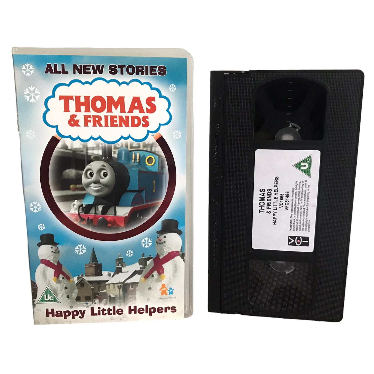 Thomas & Friends Happy Little Helpers - David Bedella - VCI - Childrens - Pal - VHS-