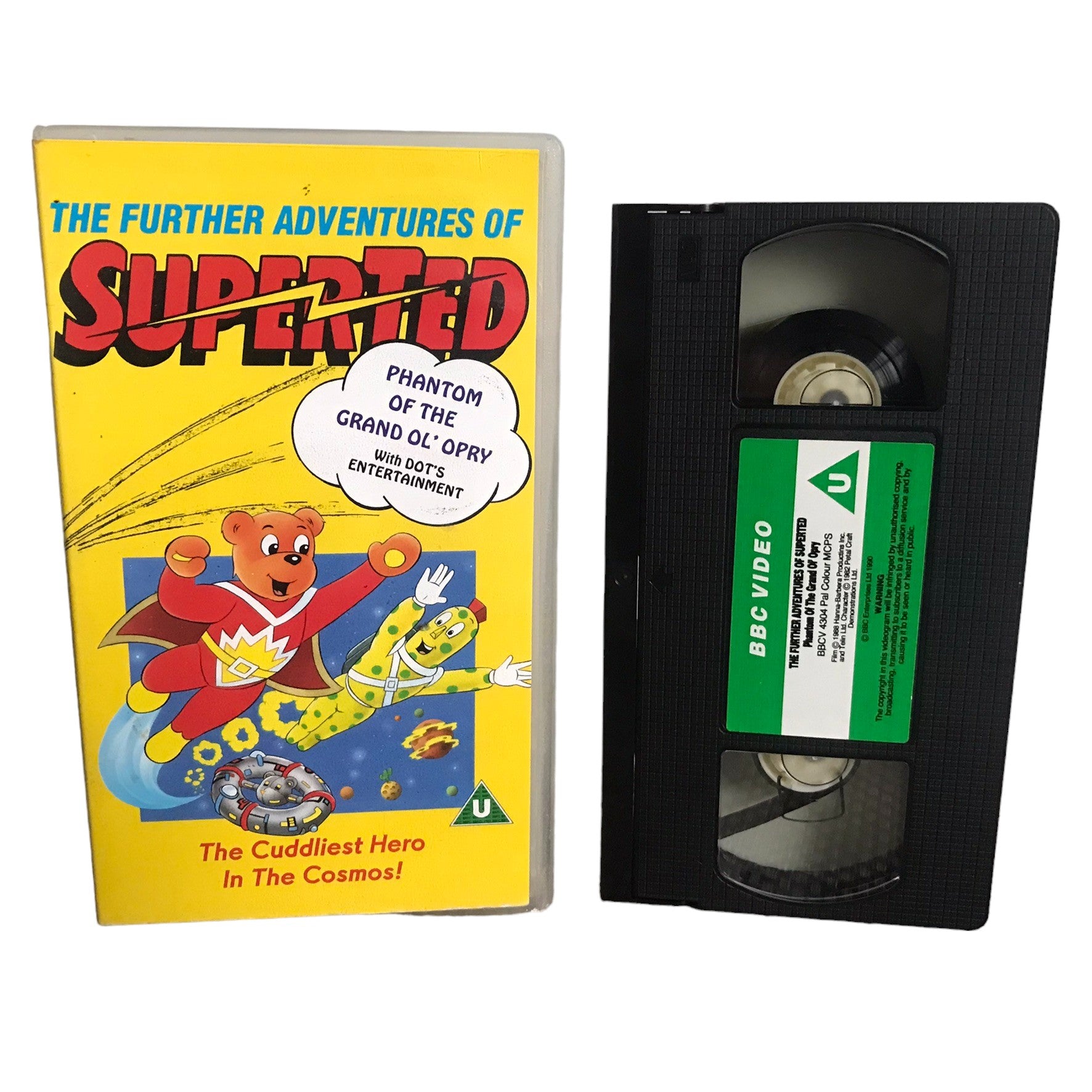 The Further Adventures of Superted - Keone Young - BBC Video - Childrens - Pal - VHS-
