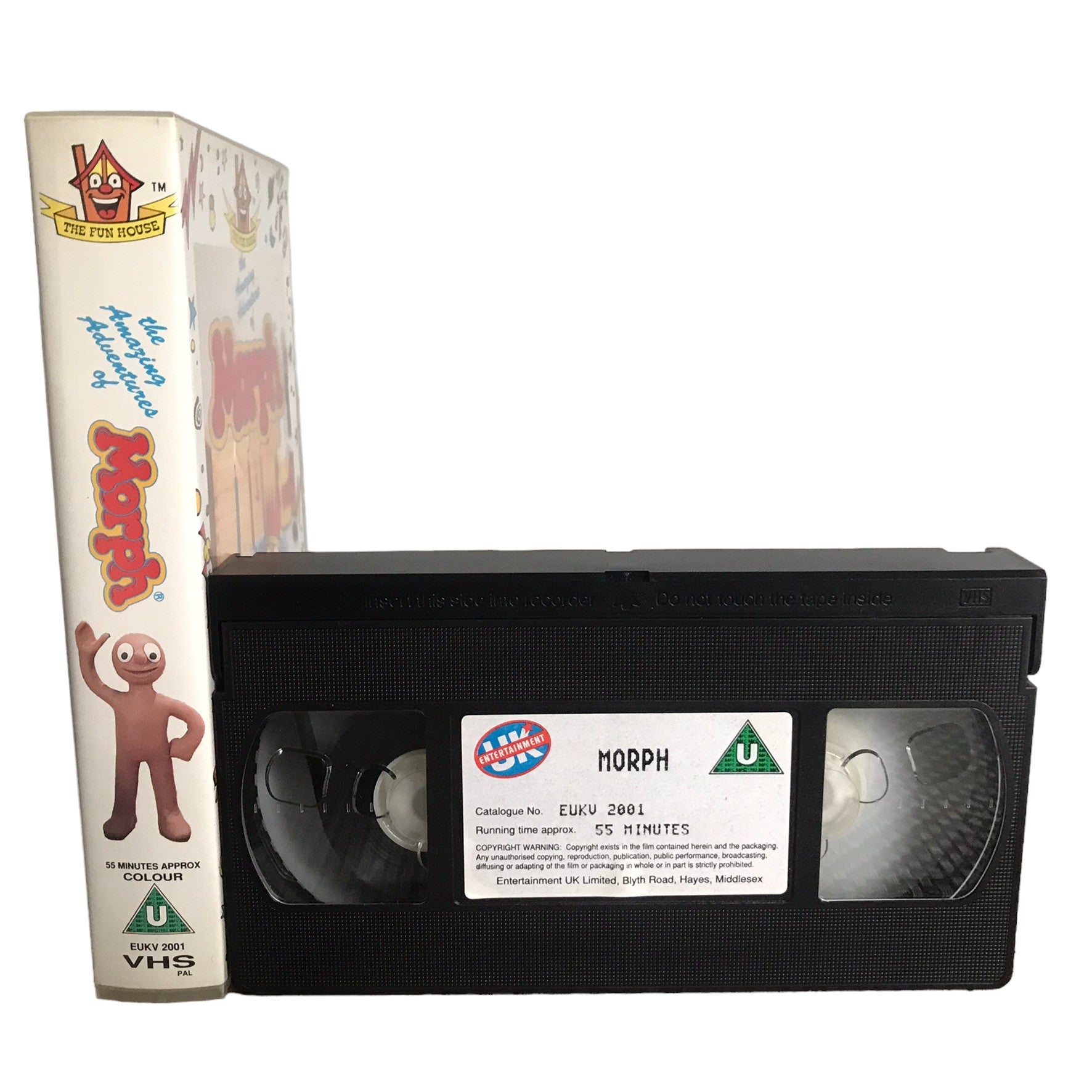Morph - Merlin Crossingham - UK Entertainment - Childrens - Pal - VHS-