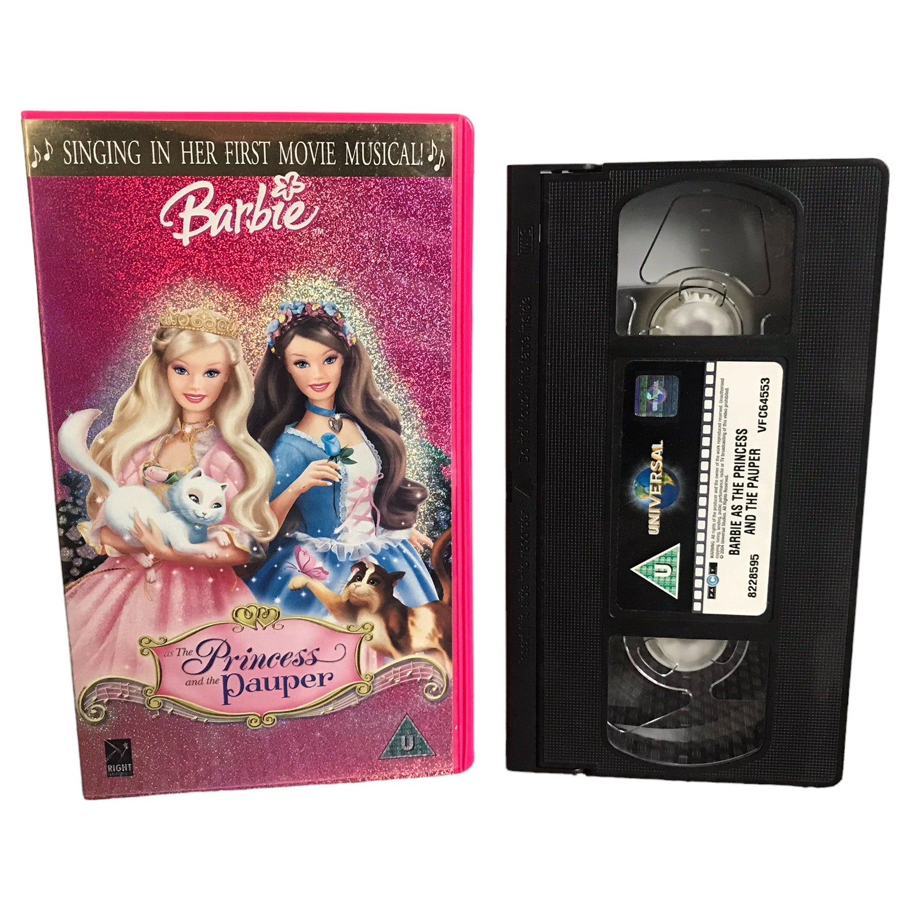Barbie as the Princess and the Pauper - Julie Stevens - Universal - Childrens - Pal - VHS-