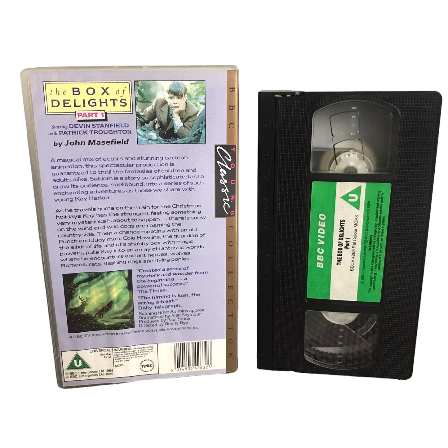 The Box of Delights Part-1 - Geoffrey Larder - BBC Video - Childrens - Pal - VHS-