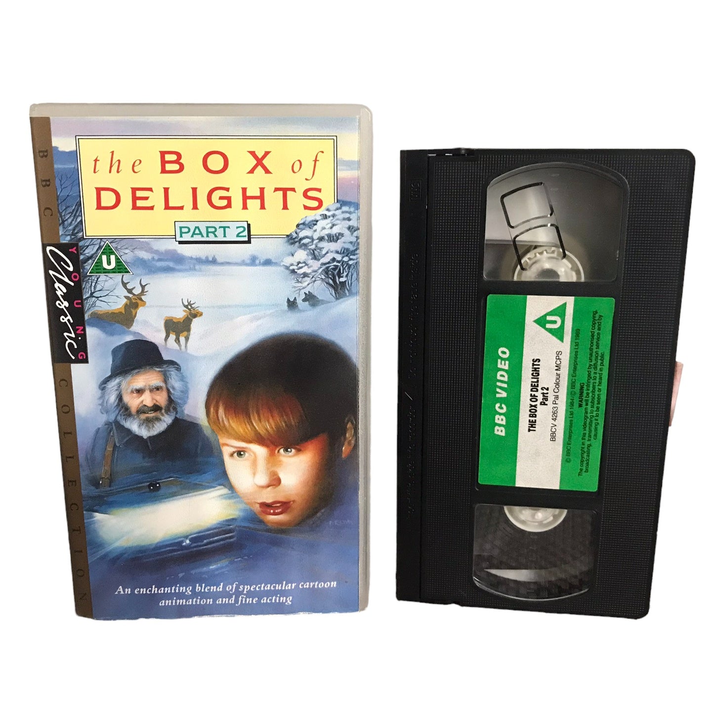 The Box of Delights Part-2 - Geoffrey Larder - BBC Video - Childrens - Pal - VHS-
