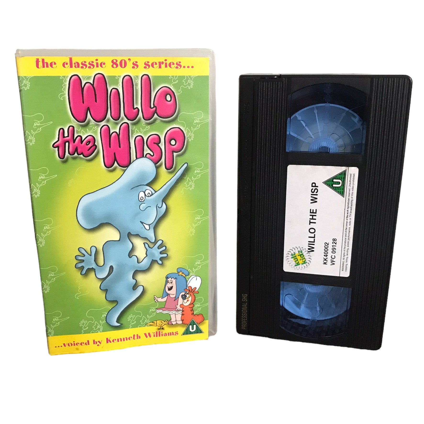 Willo The Wisp - Kenneth Williams - Kult Kidz - Childrens - Pal - VHS-