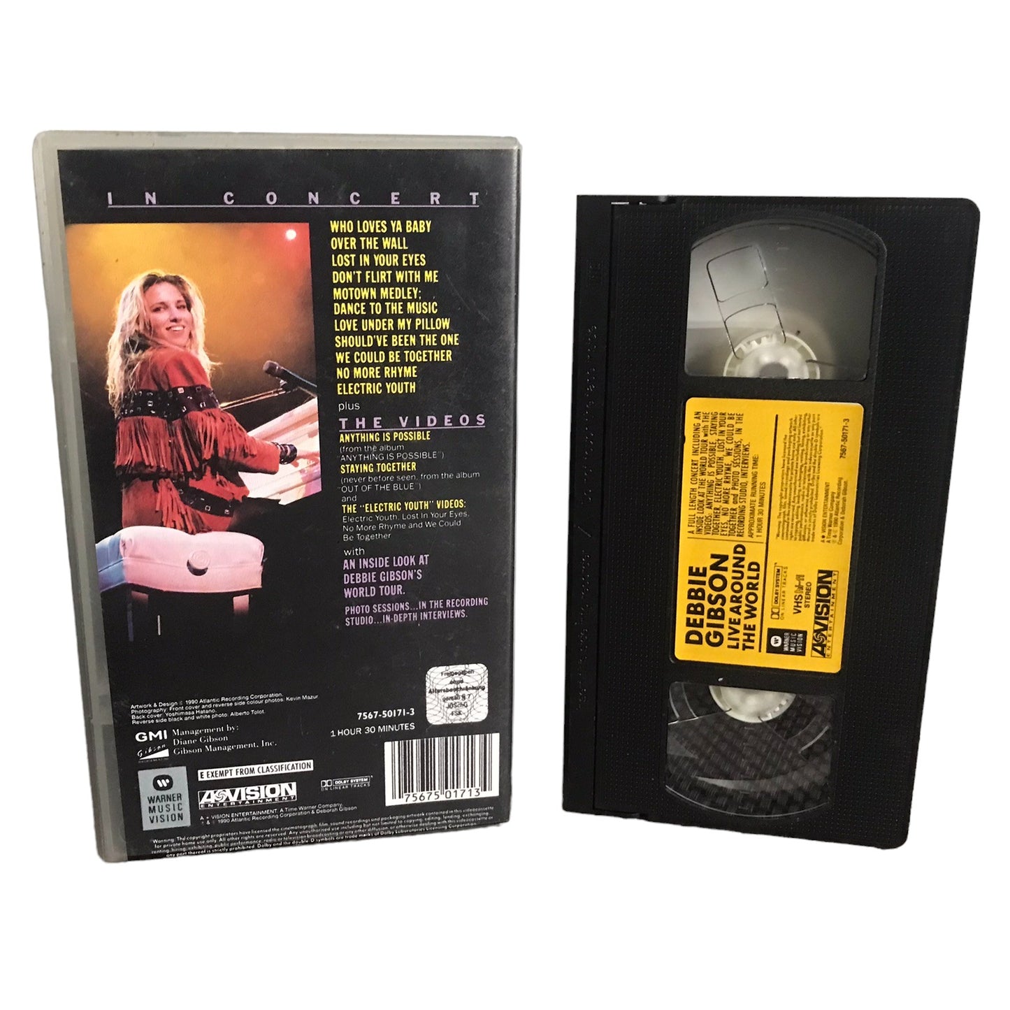 Debbie Gibson Live Around The World - Linda Moran - Warner Music Vision - Music - Pal - VHS-