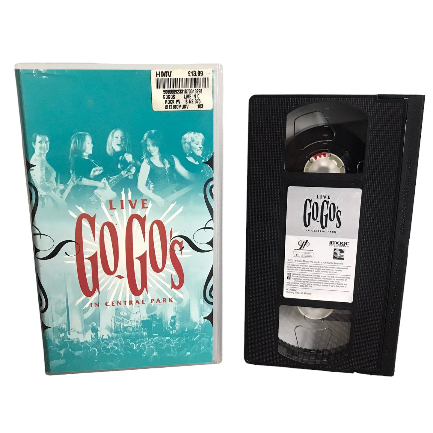 Live Gogo's In Central Park - Charlotte Caffey - Image Entertainment - Music - Pal - VHS-