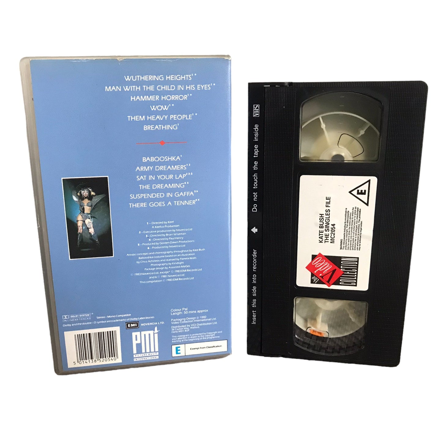 Kate Bush The Single File - Hannah Bush - Music Club - Music - Pal - VHS-