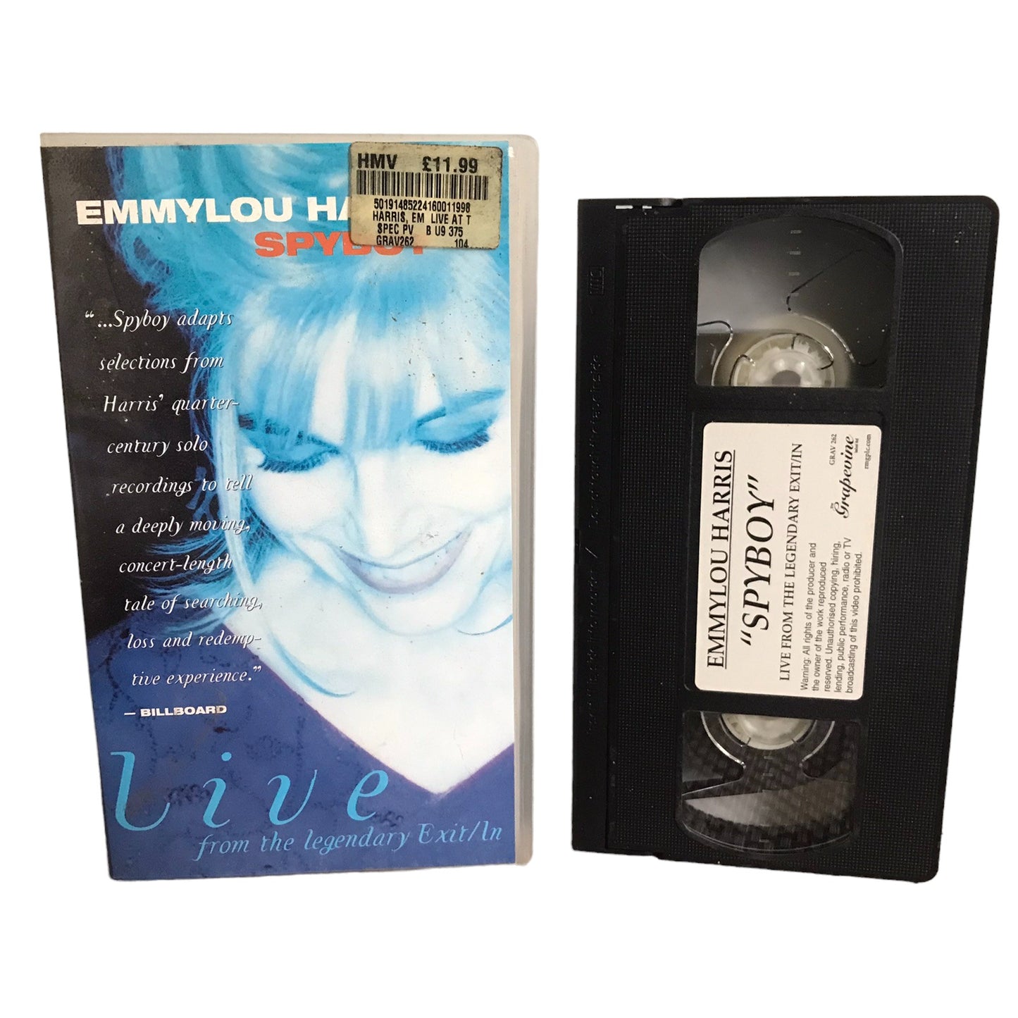 Emmylou Harris SPYBOY - David Allan - Grapevine - Music - Pal - VHS-