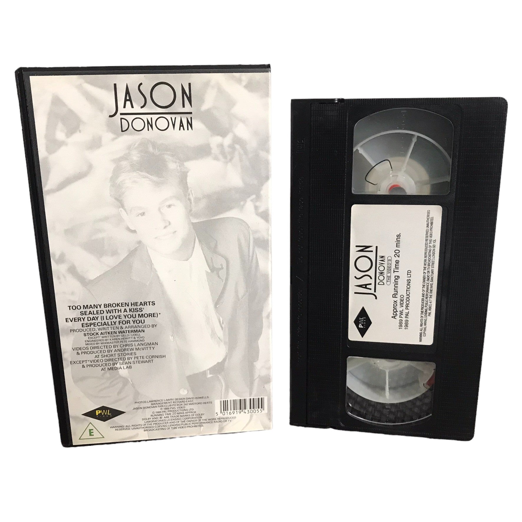 Jason Donovan The Video's - PWL Video - Music - Pal - VHS-