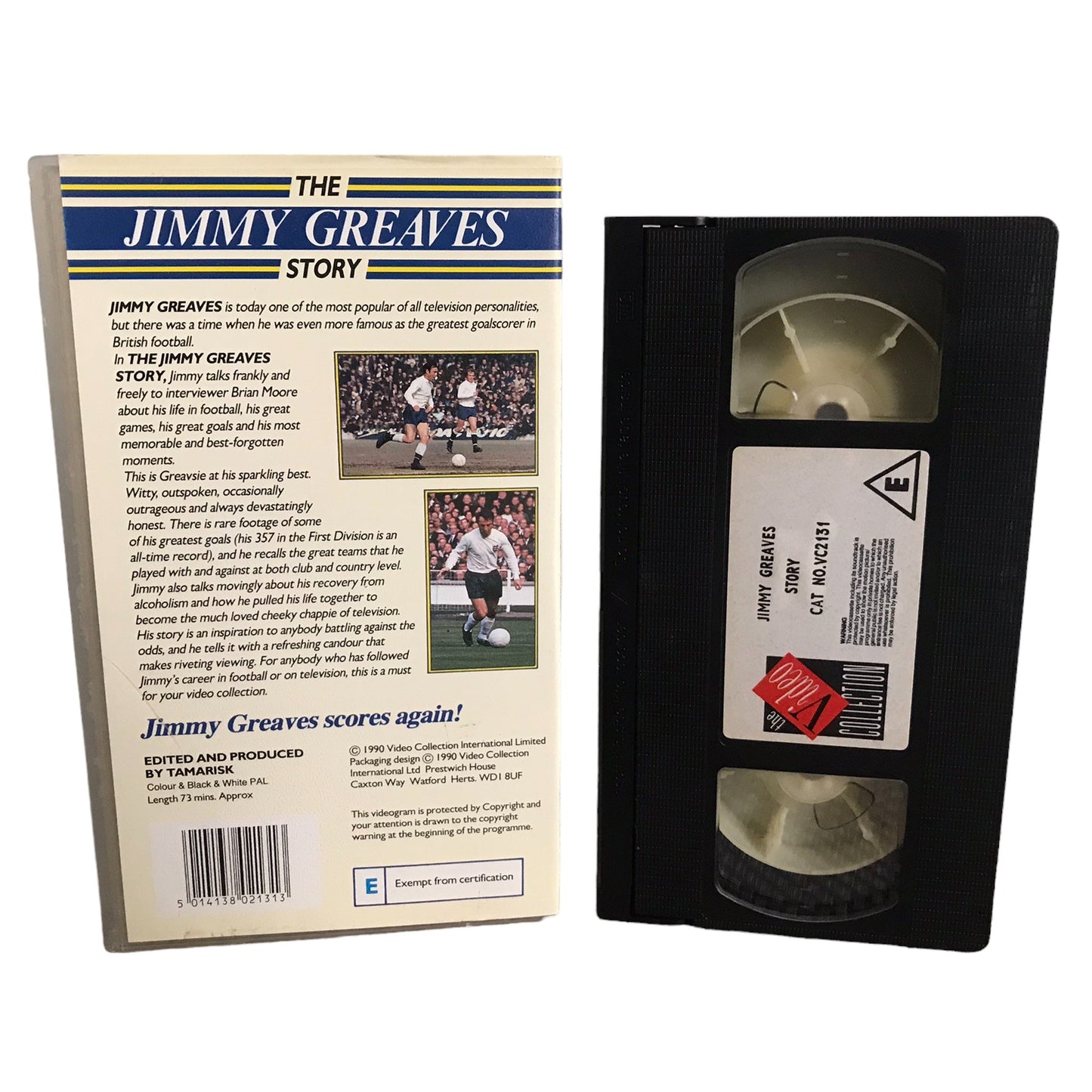 The Jimmy Greaves - The Greatest Goalscorer of Them All! - Jimmy Greaves - The Video Collection - Sports - Pal - VHS-