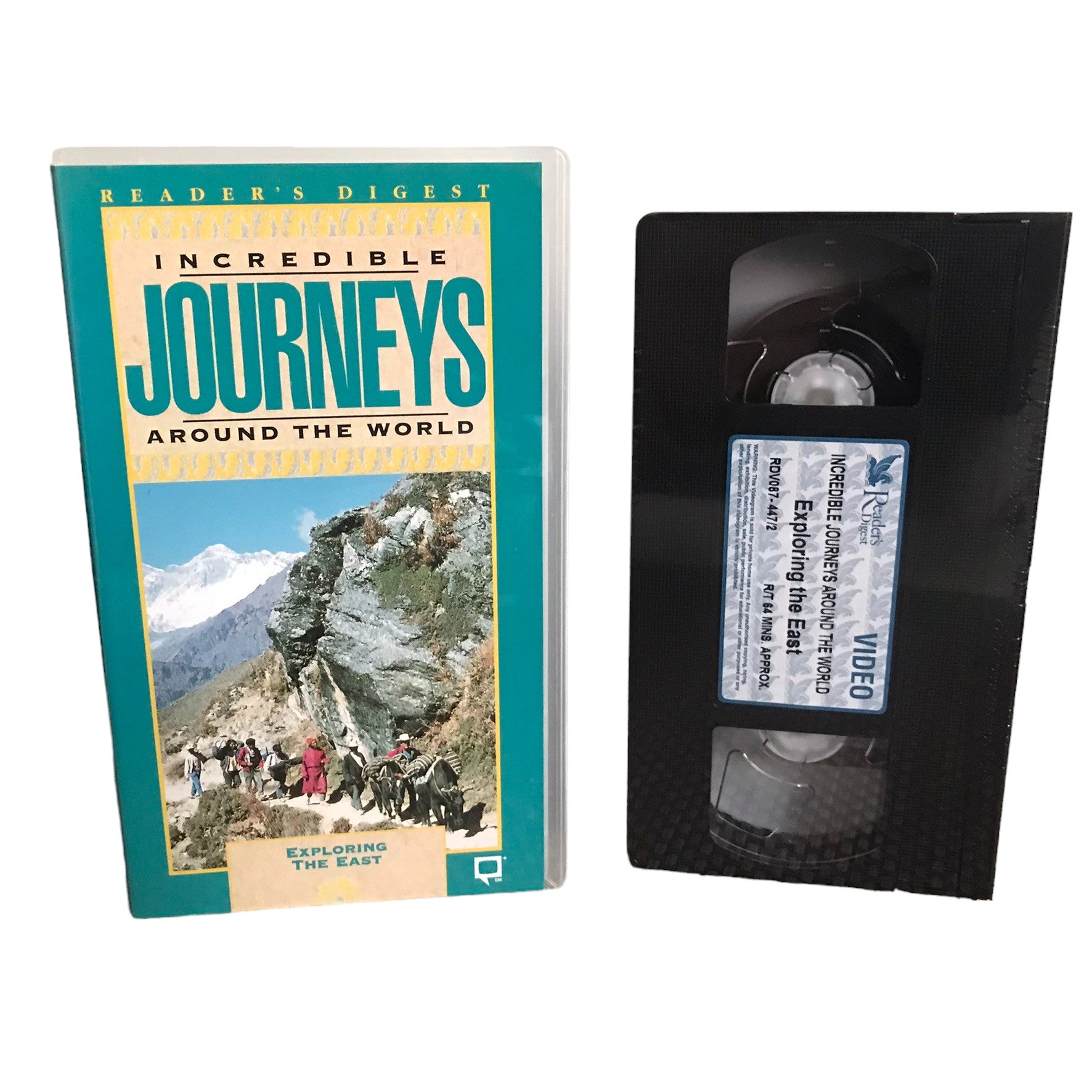 Incredible-Journeys Around The World - Exploring The East - Reader Digest - Soap Opera - Pal - VHS-