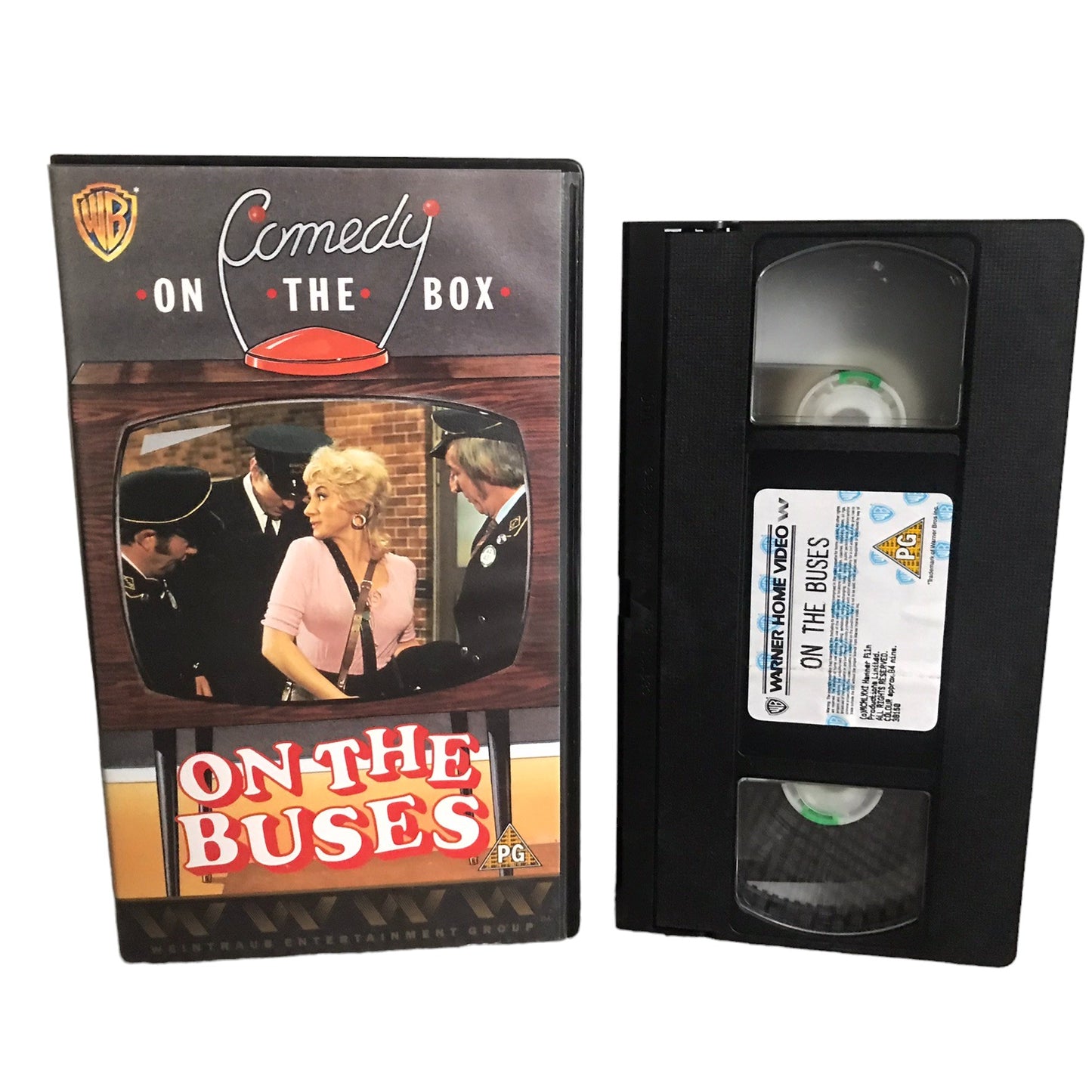 On The Buses - Reg Varney - Warner Home Video - Comedy - Pal - VHS-
