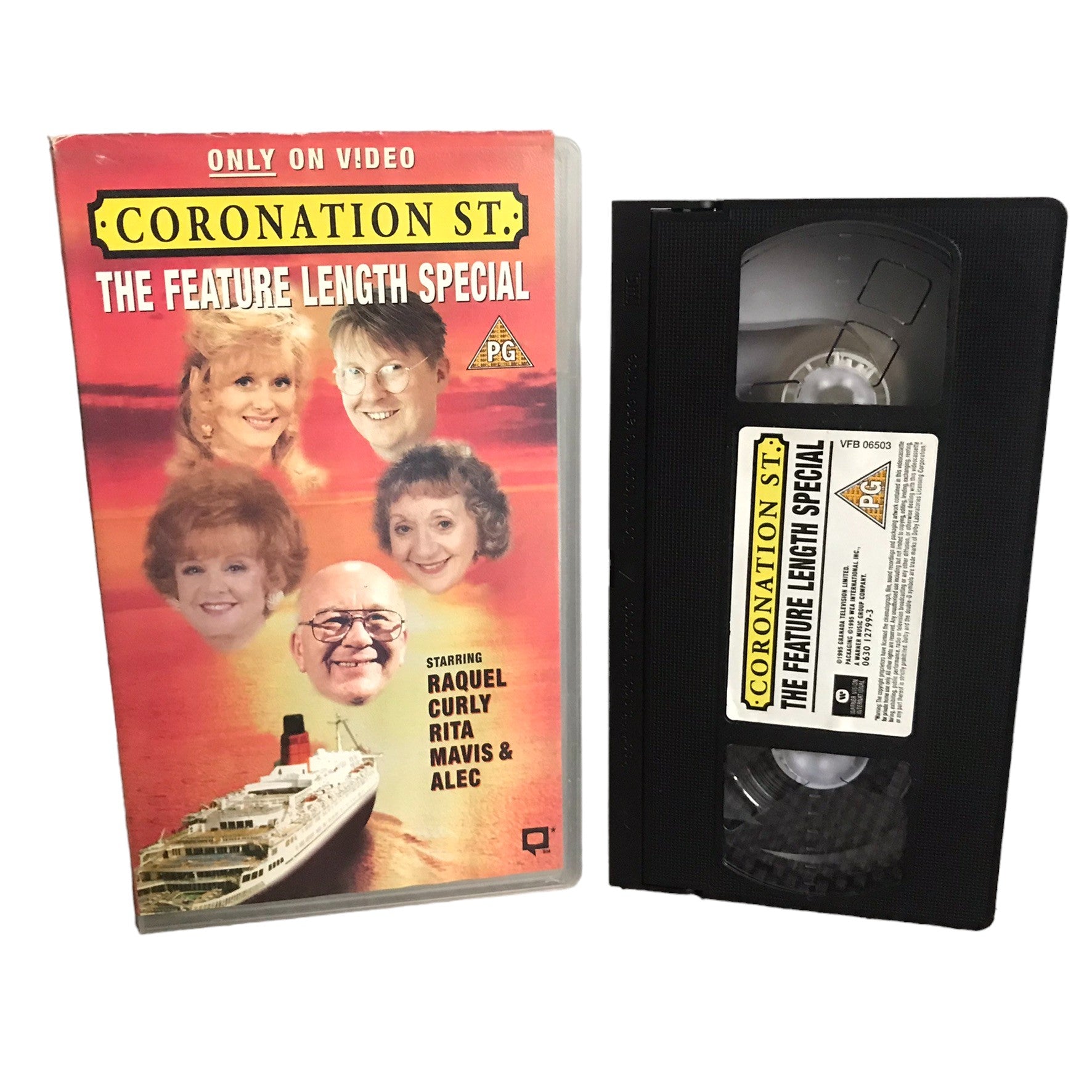Coronation St. The Feature Length Special - Thelma Barlow - Warner Vision International - Comedy - Pal - VHS-