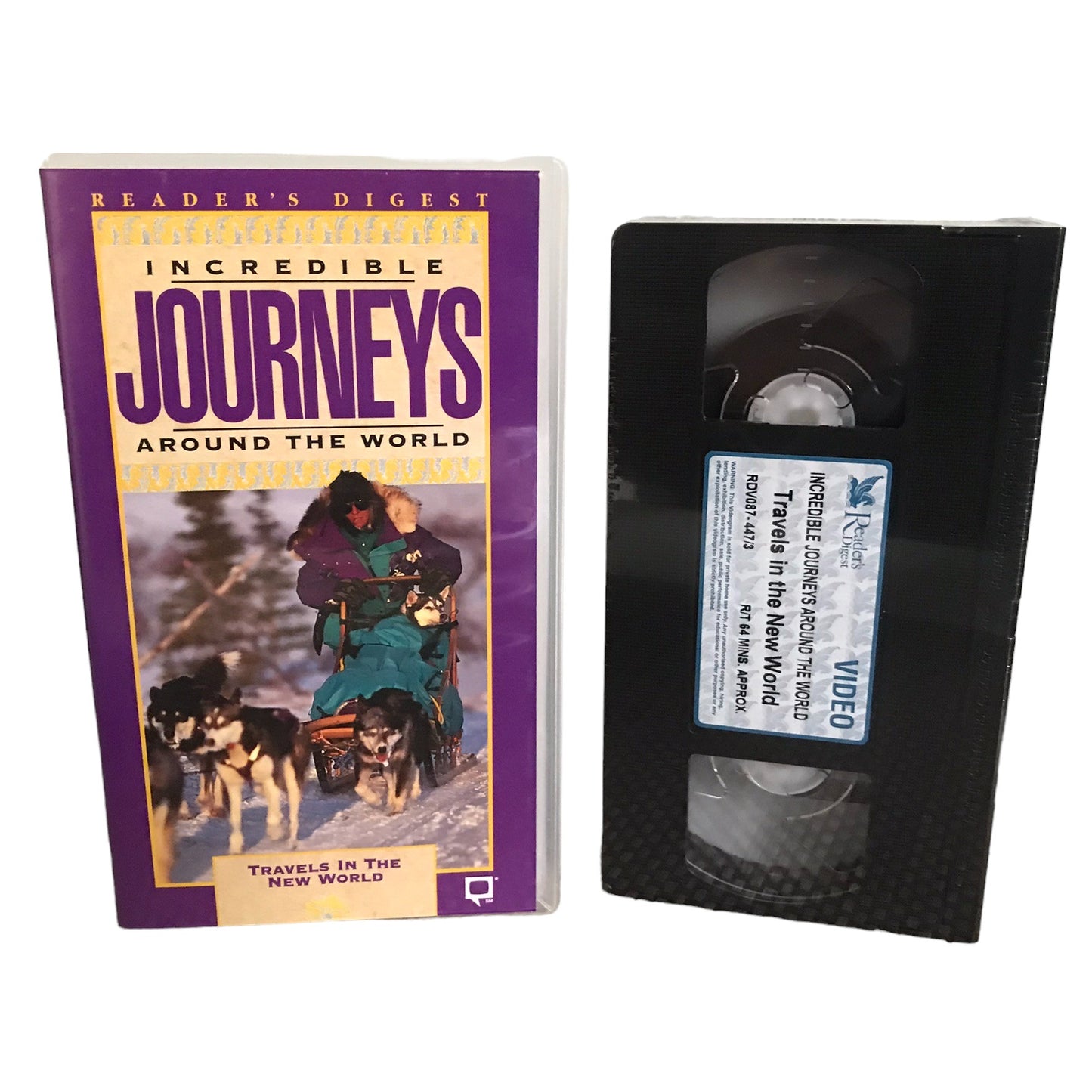 Incredible Journey Around The World - Travels in The new World - Reader's Digest - Drama - Pal - VHS-