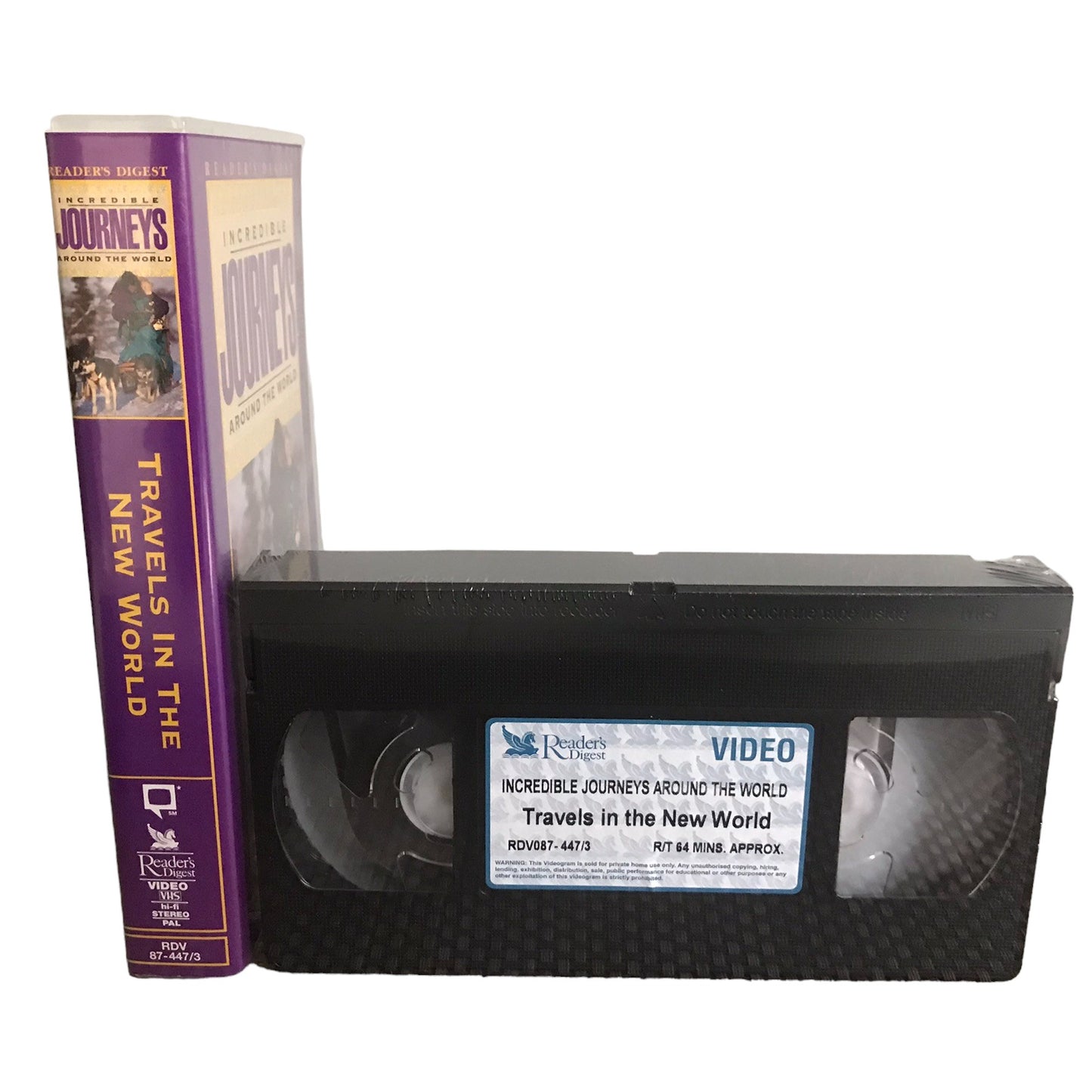 Incredible Journey Around The World - Travels in The new World - Reader's Digest - Drama - Pal - VHS-