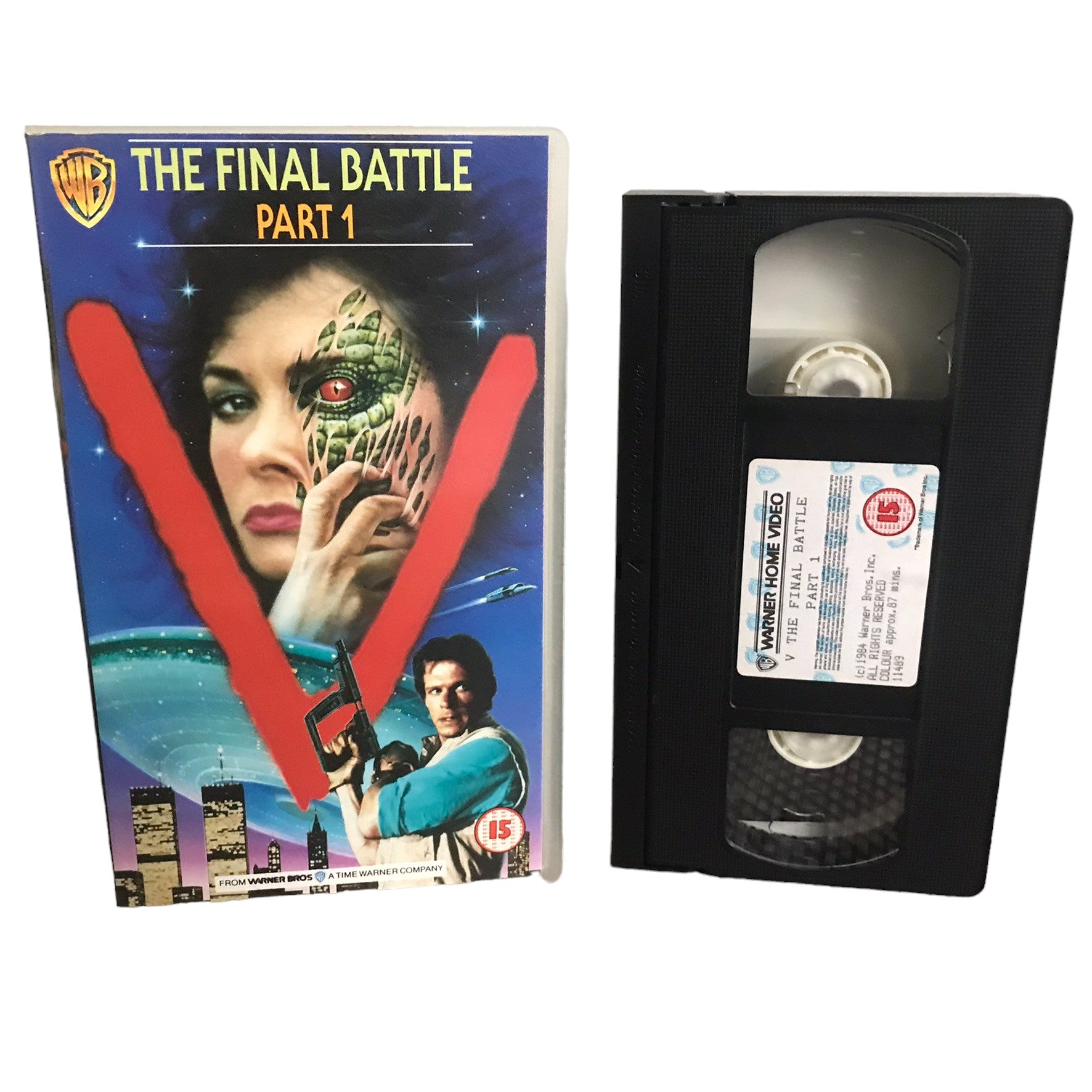 V The Final Battle - Part 1 - Jane Badler - Warner Home Video - Sci-Fi - Pal - VHS-