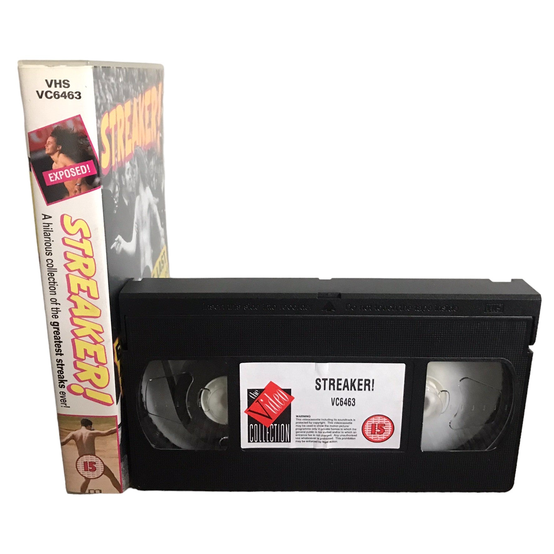 Streaker! - Erika Roe - The Video Collection - Comedy - Pal - VHS-